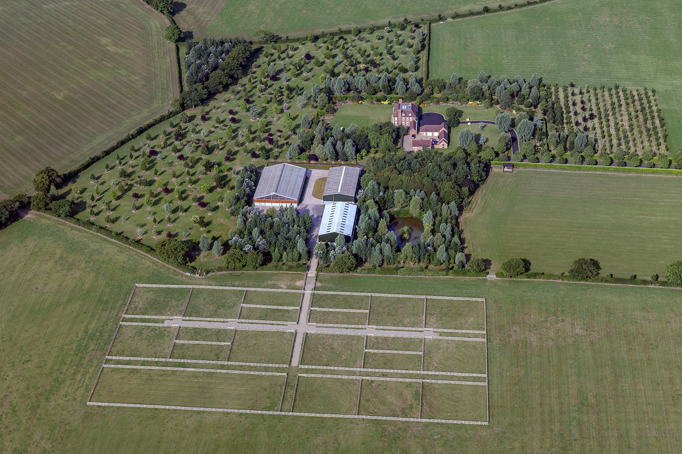 Comyns Farm - aerial 2