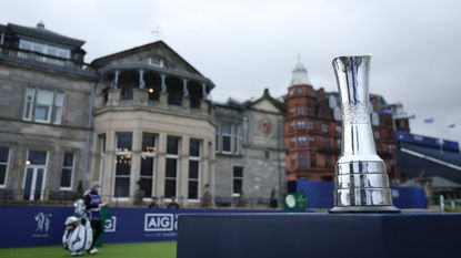 AIG Women&#039;s Open trophy at St Andrews