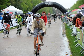 Brompton World Champs start, Bike Blenheim Palace 2010