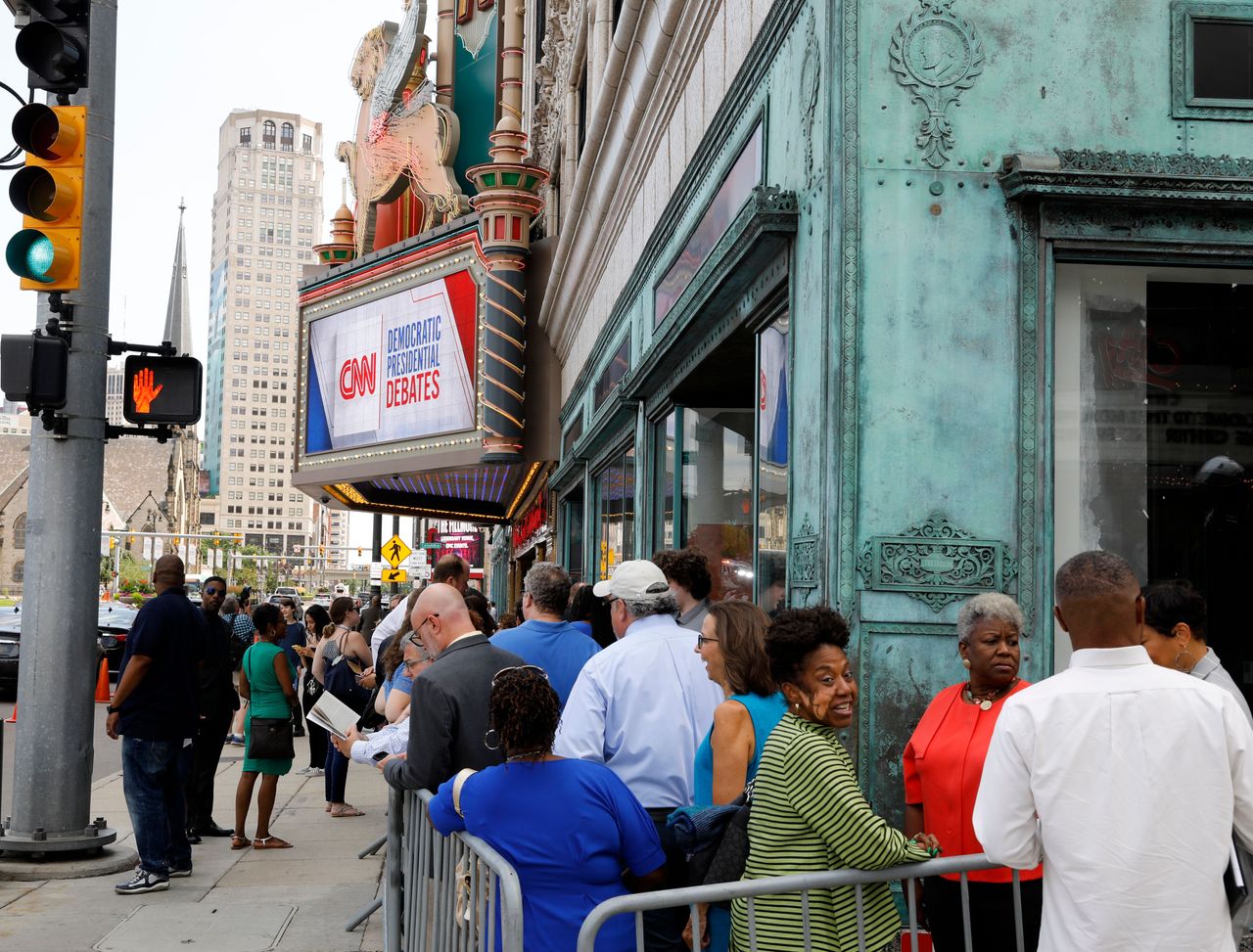 Second Democratic debate in Detroit.