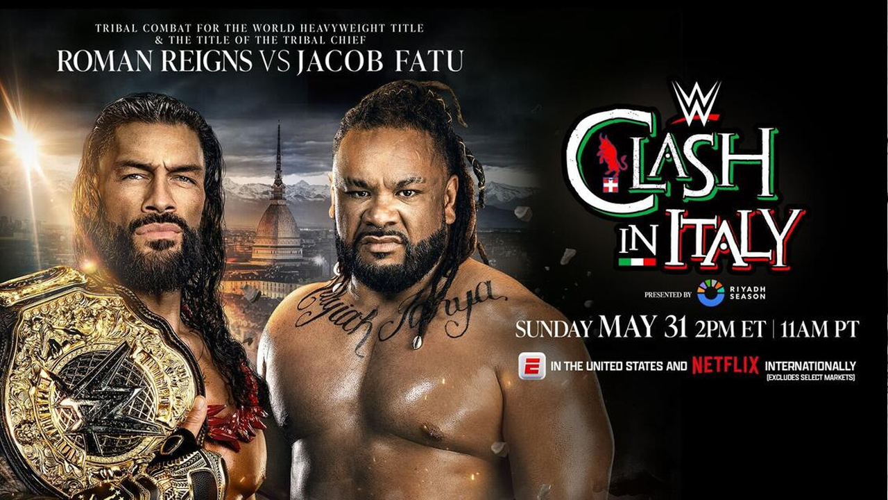 Roman Reigns and Jacob Fatu meet in Tribal Combat at WWE Clash in Italy 2026