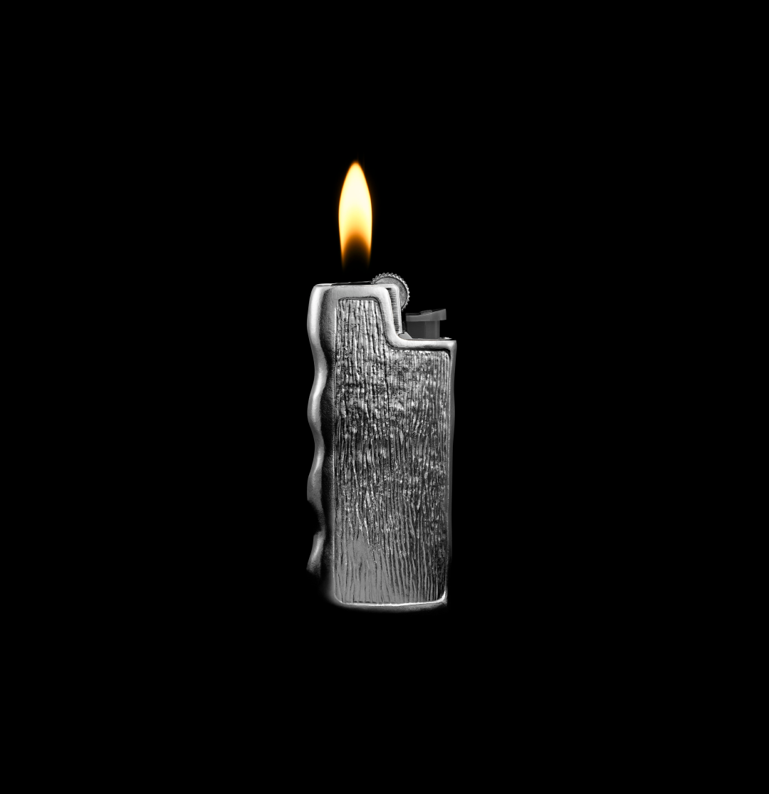 Nick Foulkes Small Lighter Holder 24k Platinum