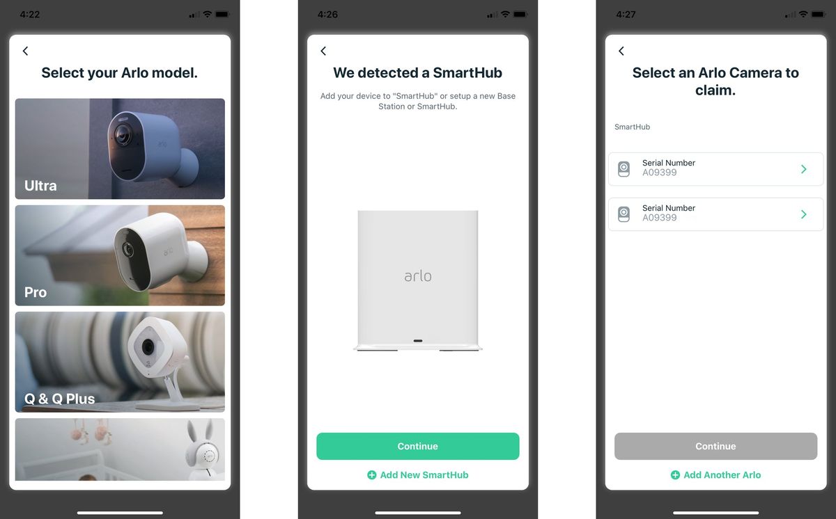 Arlo Pro 3 App Setup