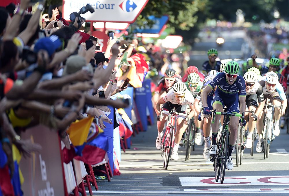 Jens Keukeleire (Orica-BikeExchange) claimed stage 12 of the Vuelta a Espa&ntilde;a