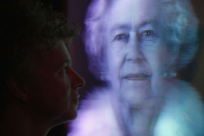 In 2004, the Queen sat for a hologram portrait, made up of 10,000 layered images.