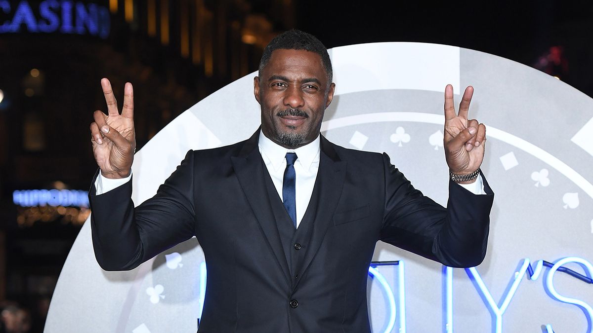 Potential new James Bond Idris Elba wearing a suit. That is all.