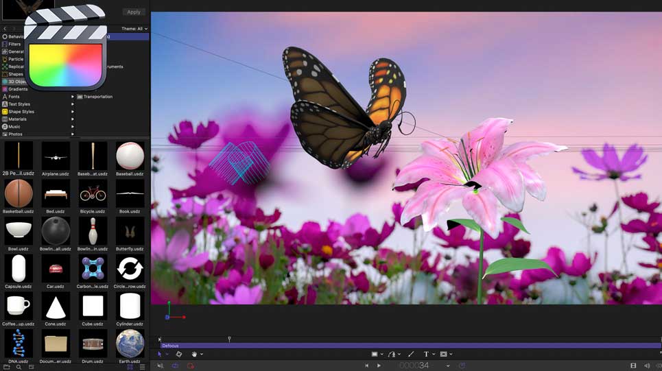 Final Cut Pro screenshot and logo