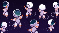 A spaceman illustration
