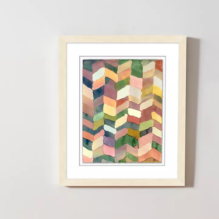 rainbow multicolored wall art