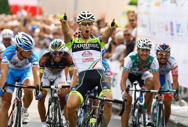 Oscar Gatto (Farnese Vini-Neri Sottoli) won the Giro della Romagna from a 41-rider field sprint.