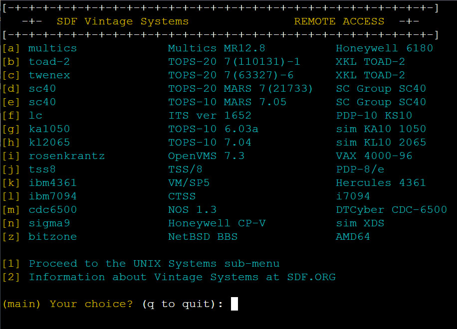 28 vintage computer systems accessible online