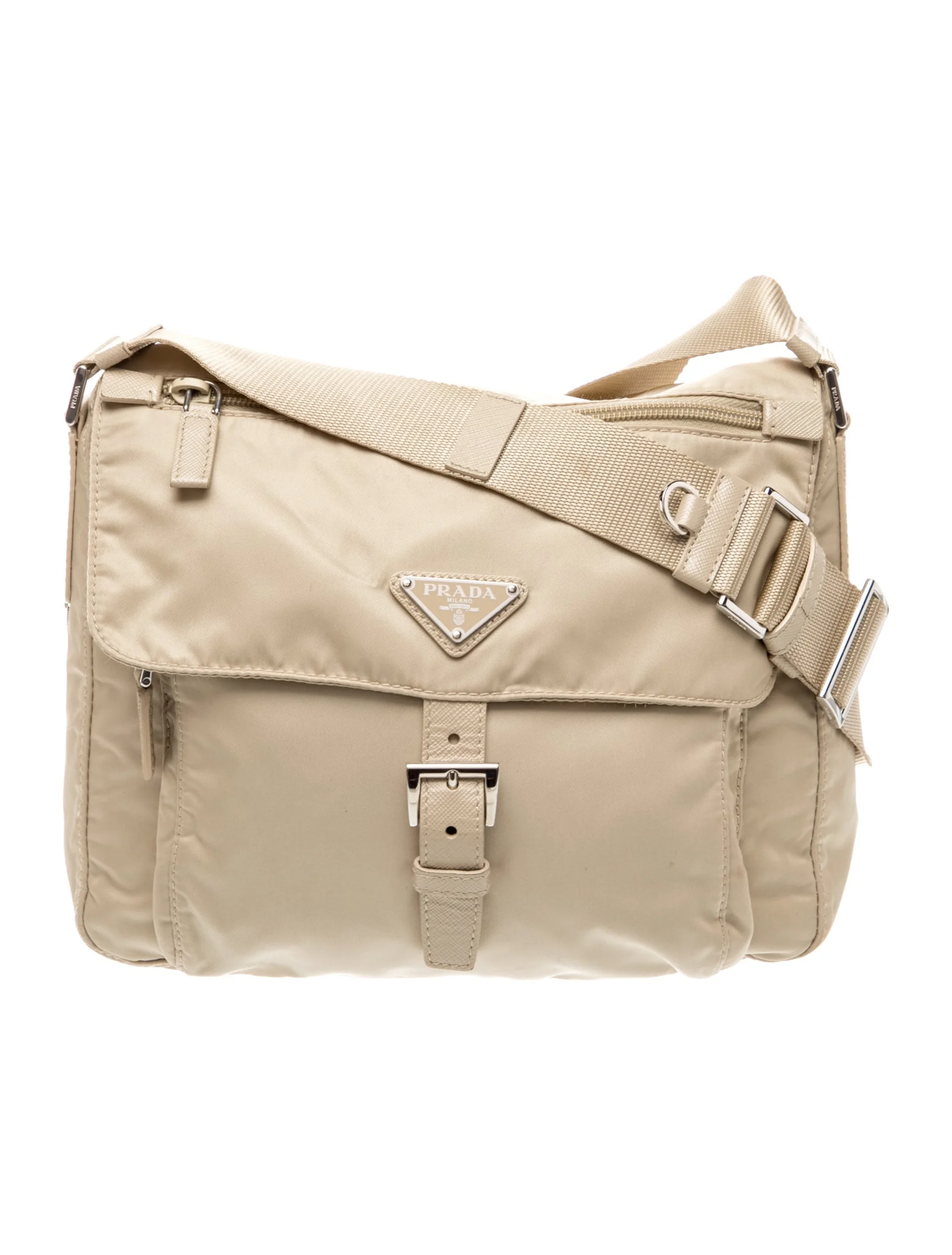 Prada, Saffiano Leather Messenger Bag