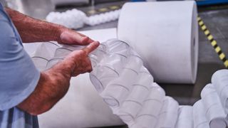 The process of mattress wire coiling at the 3Z factory