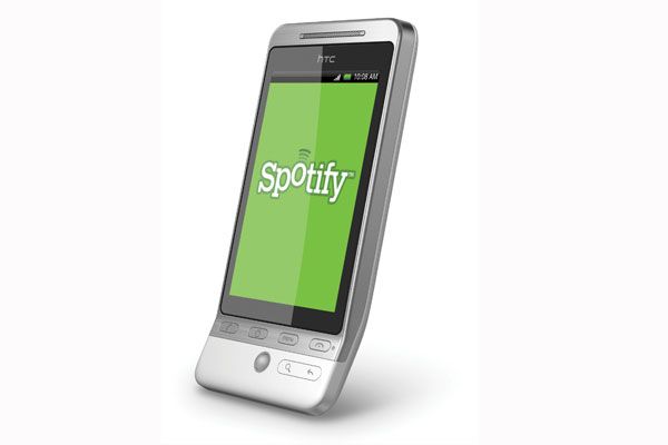 HTC Hero Spotify