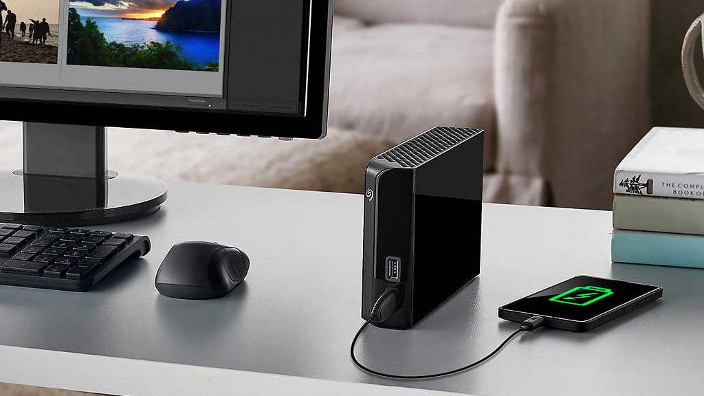 Keep your data safe and your phone charged with this external 8TB drive for just $120