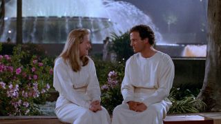 Meryl Streep and Albert Brooks in Defending Your Life.