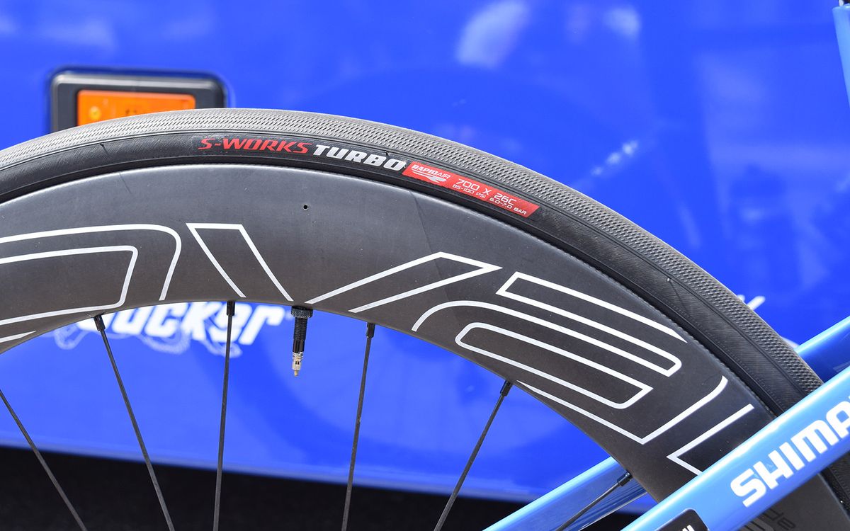 Specialized's sponsored teams generally run 26mm tyres, regardless of tubular, clincher or tubeless