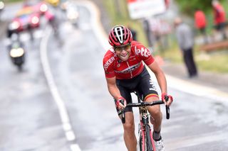 Tony Gallopin tried an attack on the final climb
