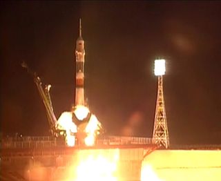 Soyuz Rocket Launches New Crew Toward Space Station