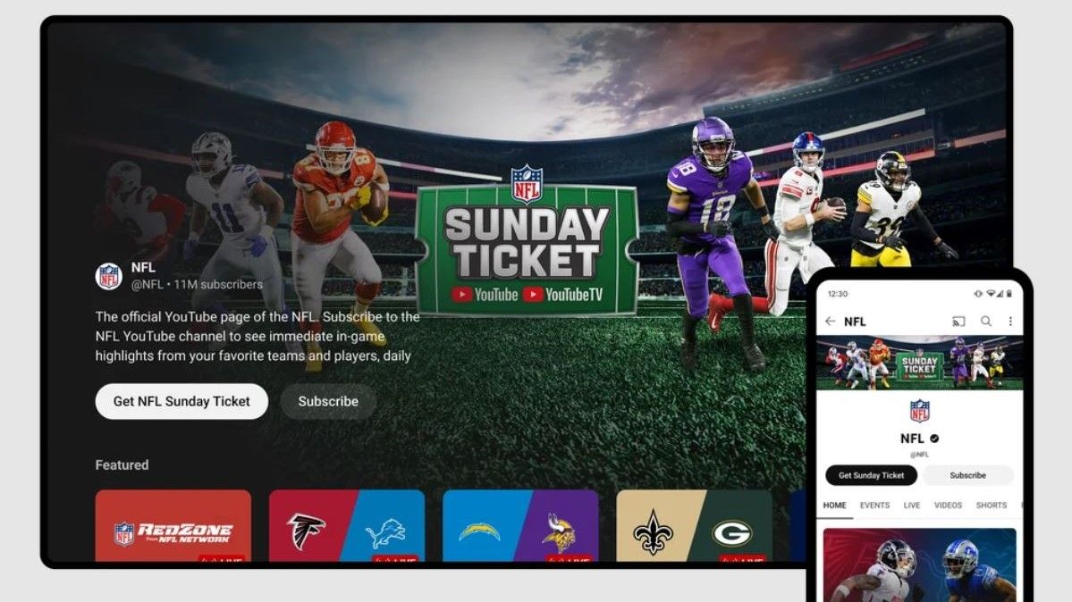 YouTube unveils NFL Sunday Ticket features for NFL season What to Watch
