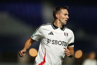 Fulham squad for 2024/25 BIRMINGHAM, ENGLAND - AUGUST 27: Timothy Castagne of Fulham during the Carabao Cup Second Round match between Birmingham City and Fulham at St Andrew’s at Knighthead Park on August 27, 2024 in Birmingham, England. (Photo by Catherine Ivill - AMA/Getty Images)