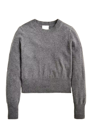 J.Crew Cashmere Shrunken Crewneck Sweater