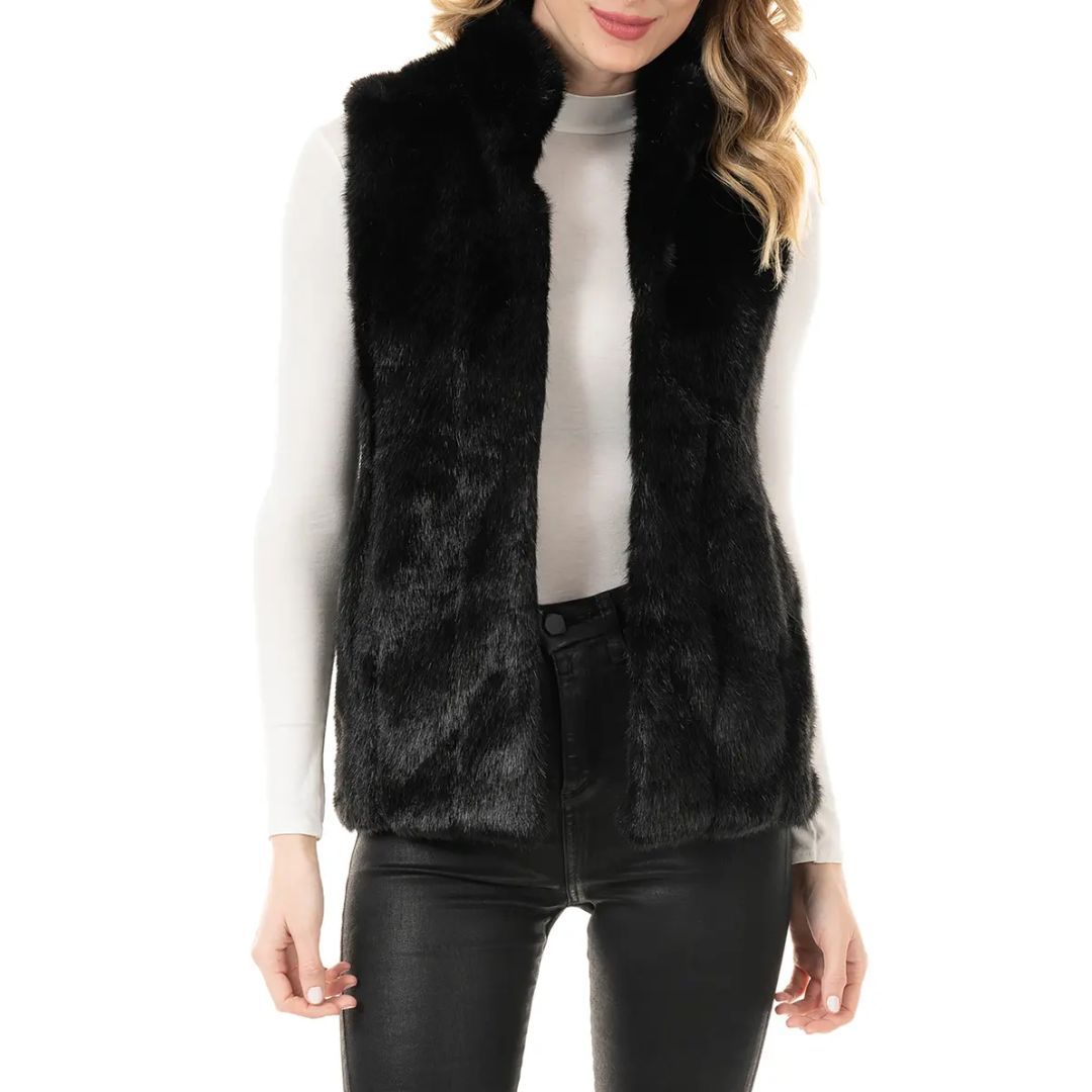 ESPRIT 093eo1h302 Gilet, 001/nero, XL Donna