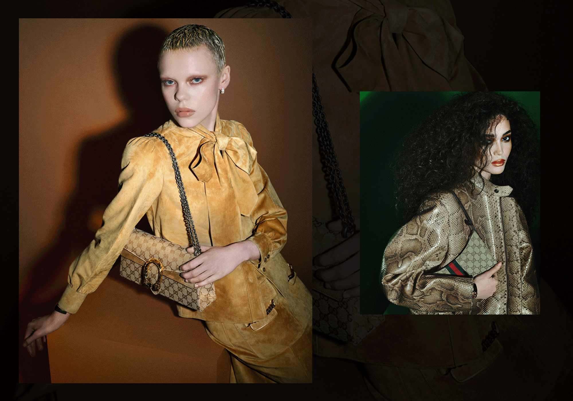 Handbags in the generation Gucci campaign
