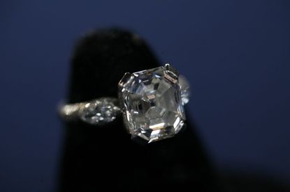 Asscher-Cut Diamond Ring