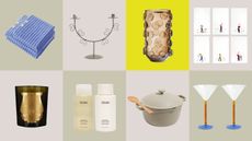 collage of home decor