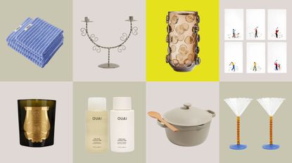 collage of home decor