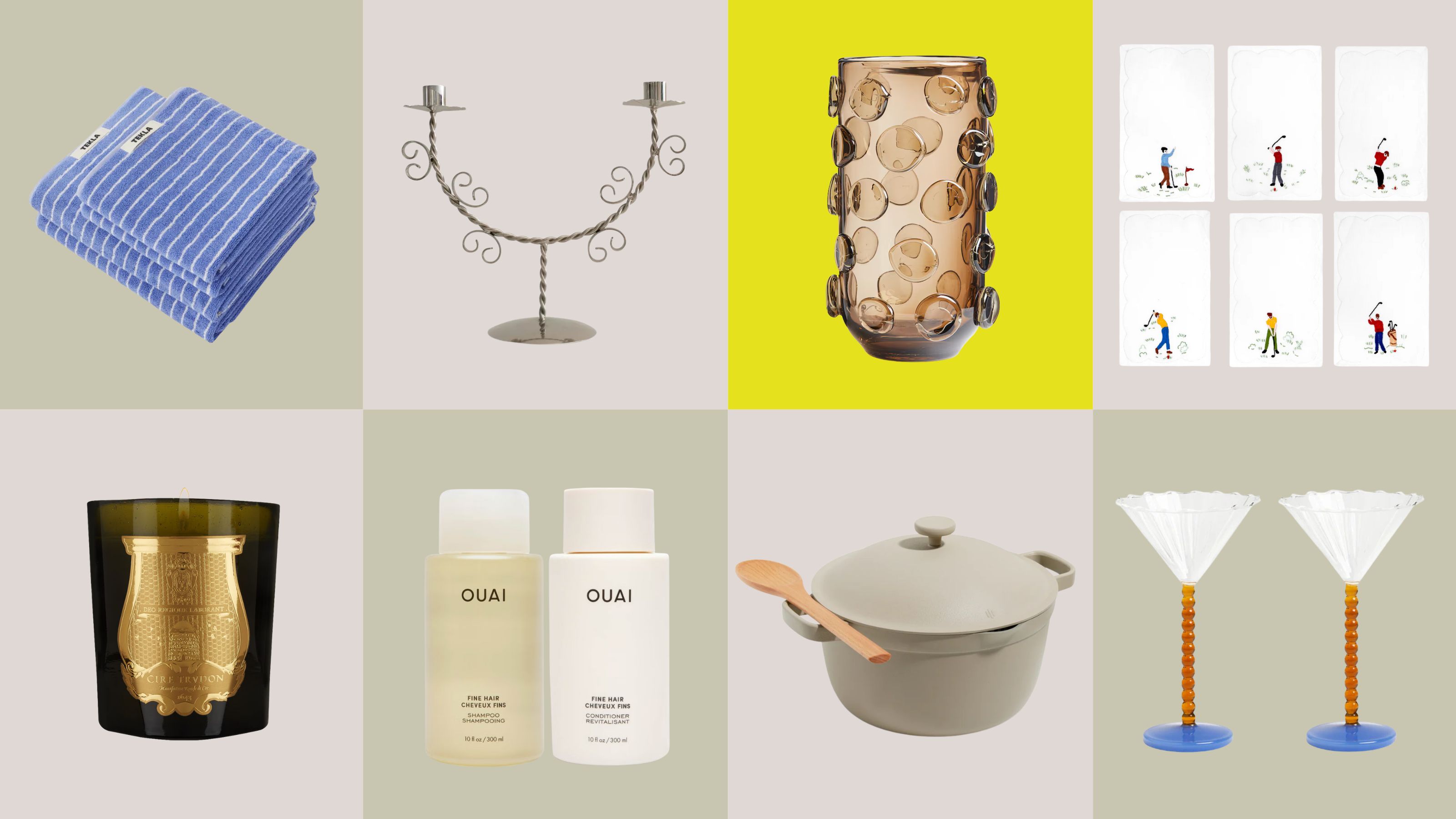 collage of home decor