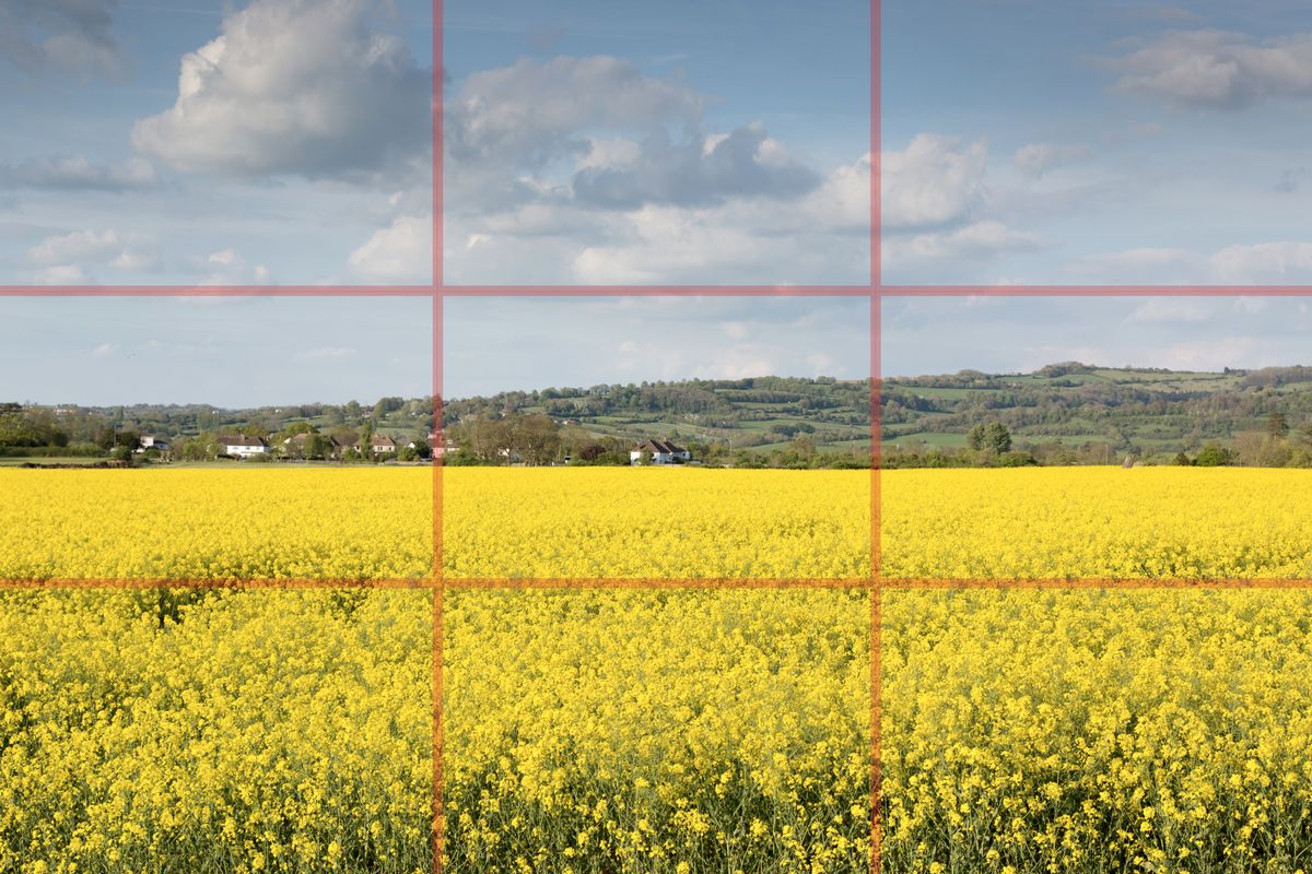 Placing the horizon in the center of the frame gives no point of focus&hellip;