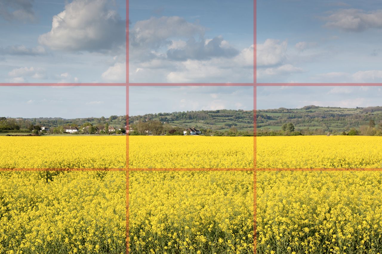 Placing the horizon in the center of the frame gives no point of focus&hellip;