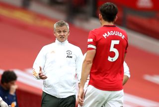 Ole Gunnar Solskjaer, left, has an important role in rebuilding Harry Maguire's confidence, according to Ferdinand