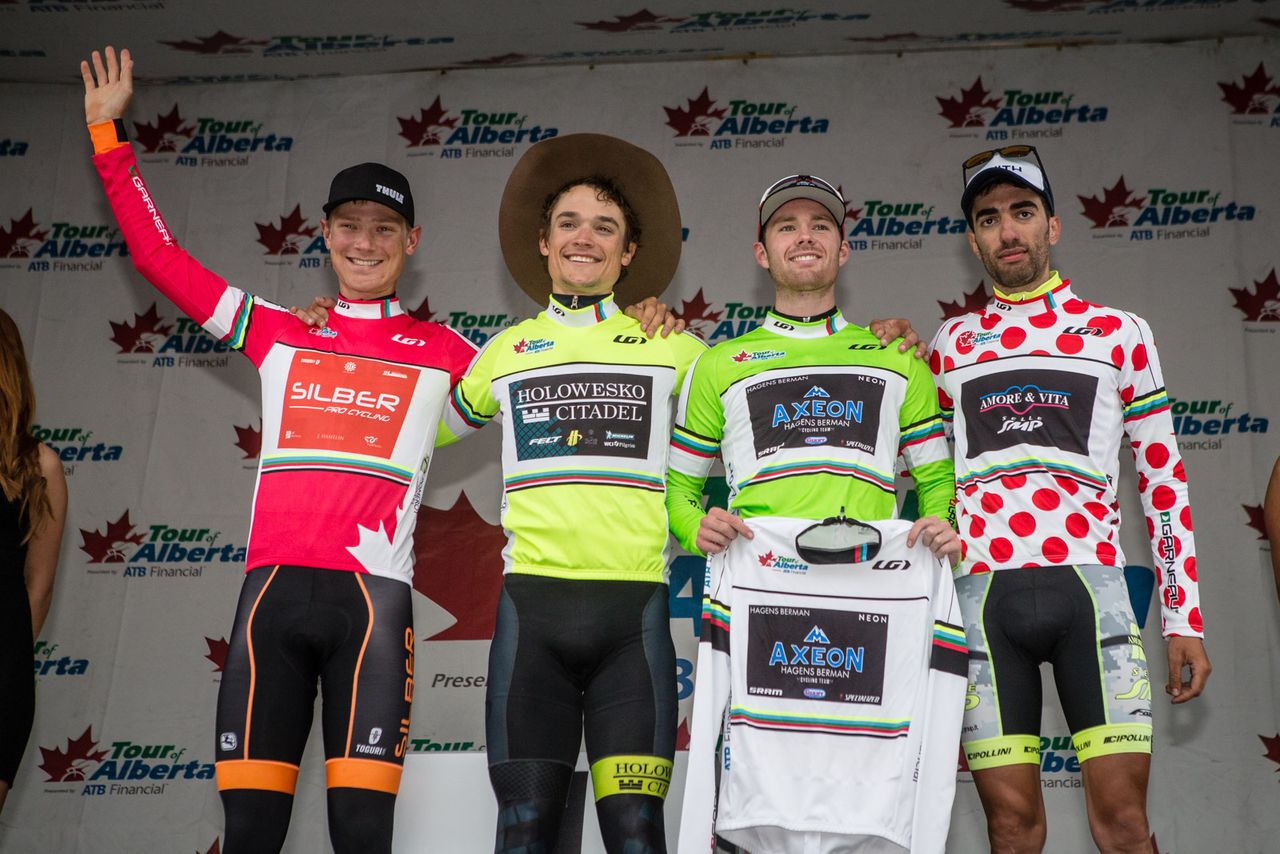 The overall jersey winners for the week