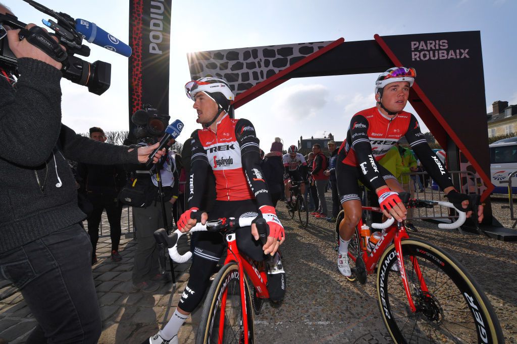 John Degenkolb at the start of Paris-Roubaix