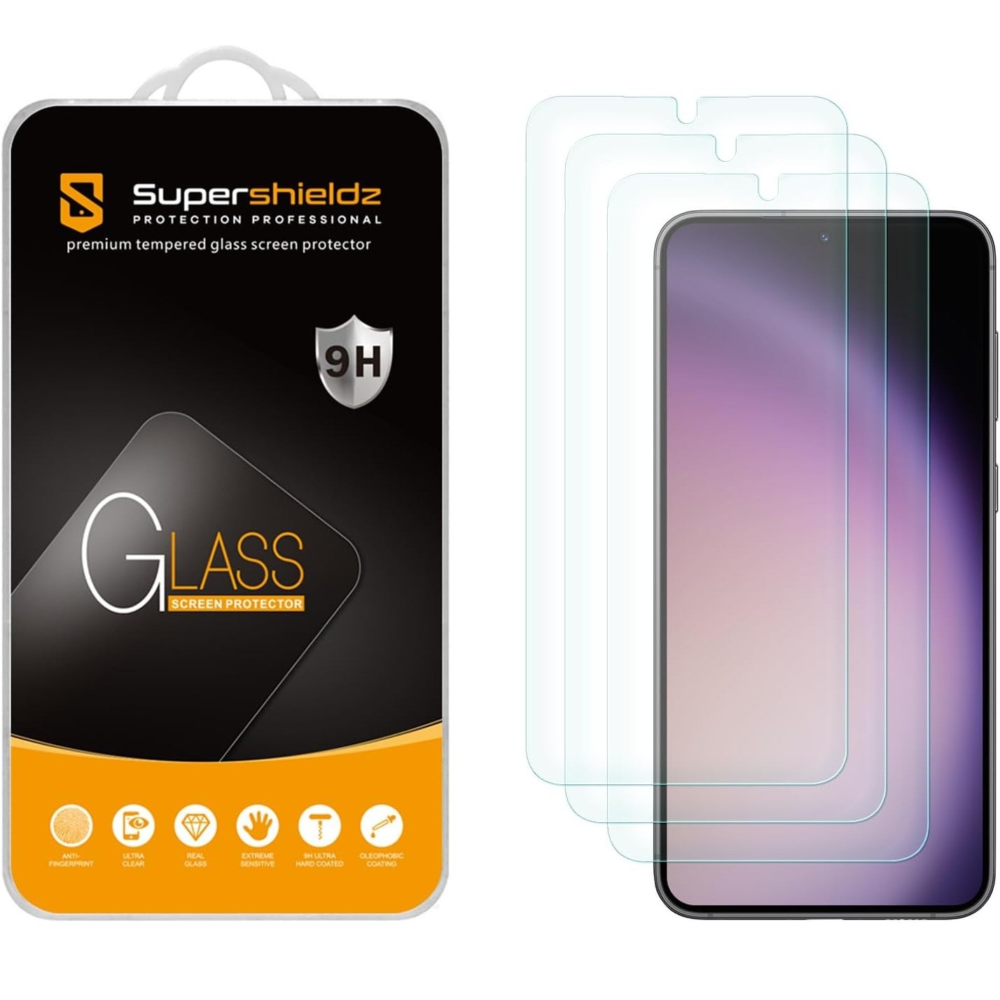 Supershieldz 3 Pack Samsung Galaxy S25 Plus Screen Protector