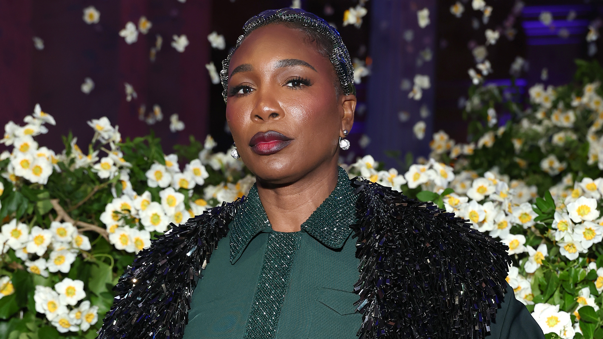 Venus Williams competed in the 2025 US Open in a custom Khaite outfit