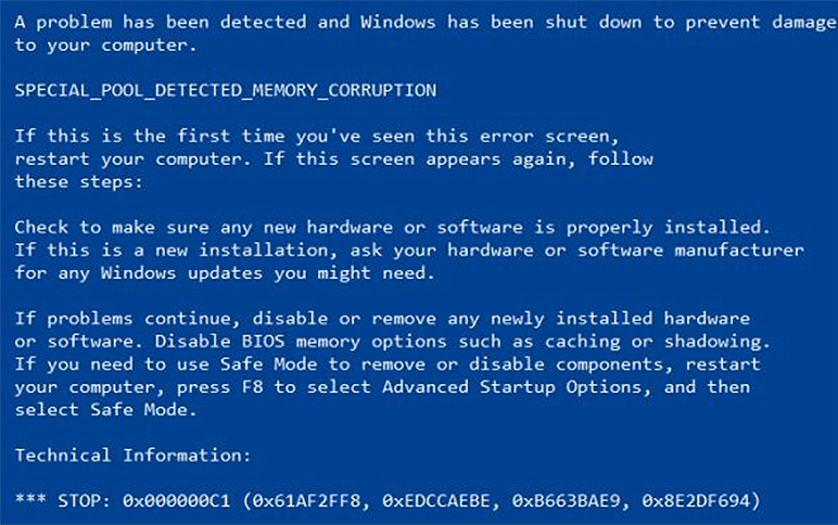 BSOD de Windows