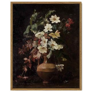 Drsoum Retro Floral Canvas Wall Art