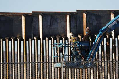 Building the border wall