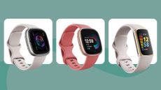 A selection of Prime Day Fitbit deals, including Fitbit Versa 4, Sense 2, and Charge 5