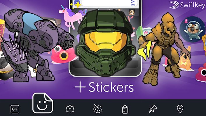 SwiftKey teams up with Microsoft for Halo stickers and Skype emoji on Android
