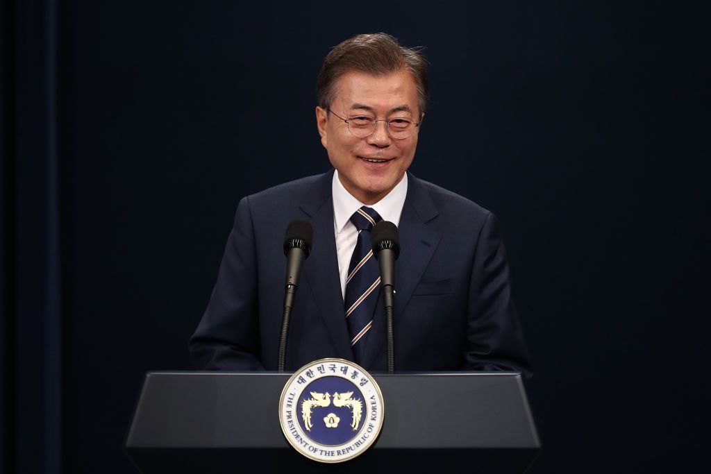 South Korean President Moon Jae-in