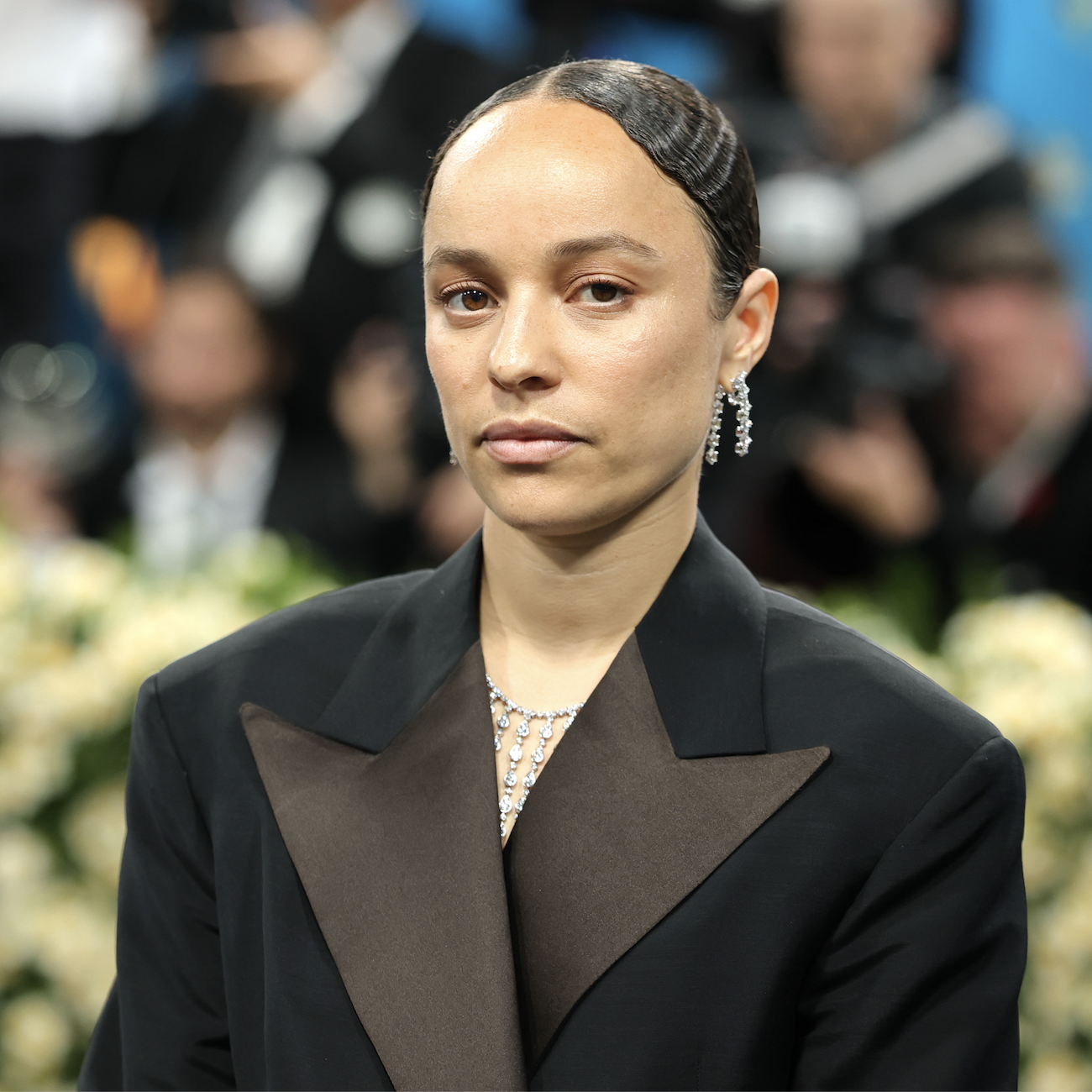 Grace Wales Bonner attends the 2025 Met Gala Celebrating "Superfine: Tailoring Black Style" at Metropolitan Museum of Art on May 05, 2025 in New York City.