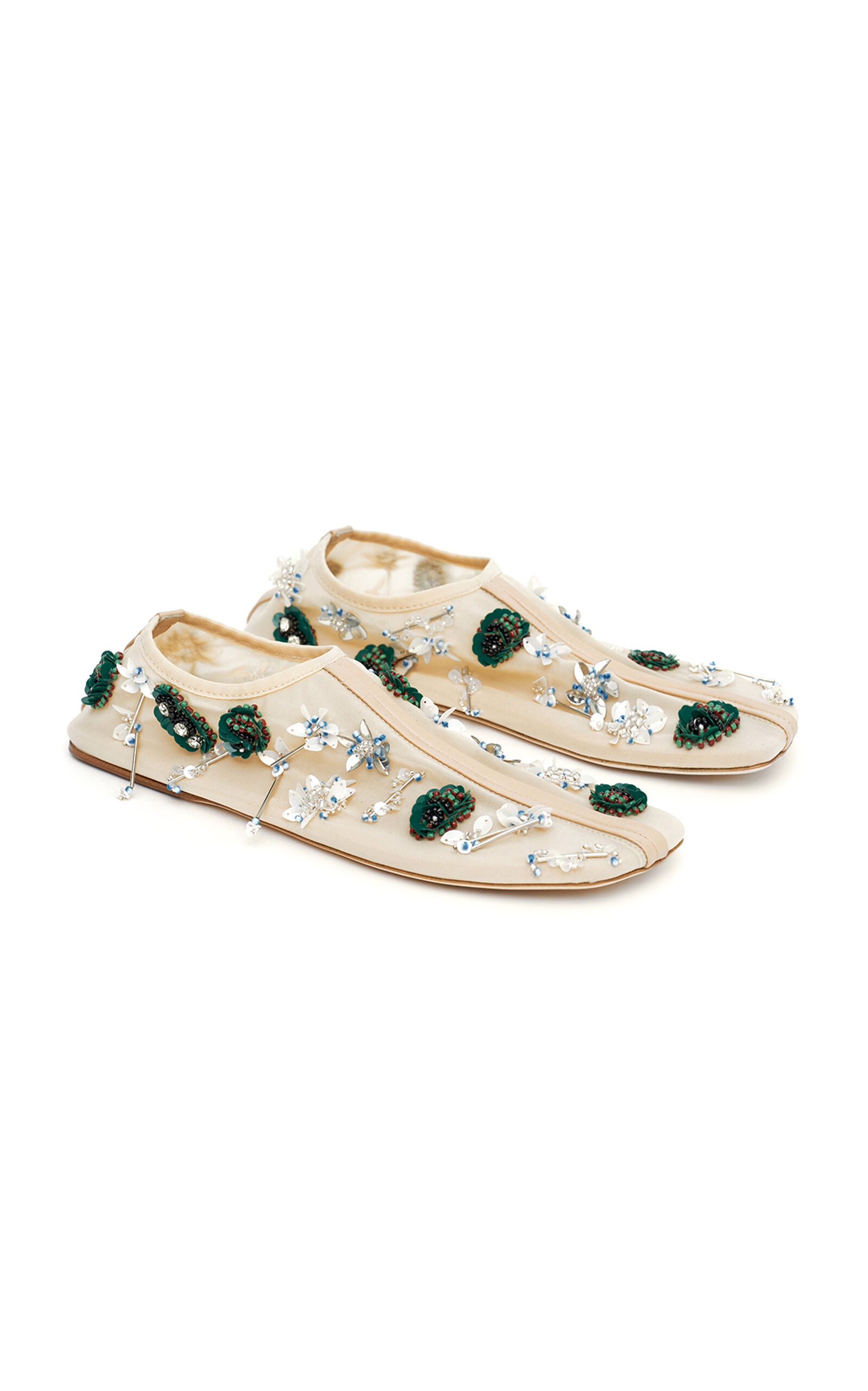 Embla Beaded-Mesh Flats