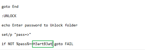 Goto end. Goto end