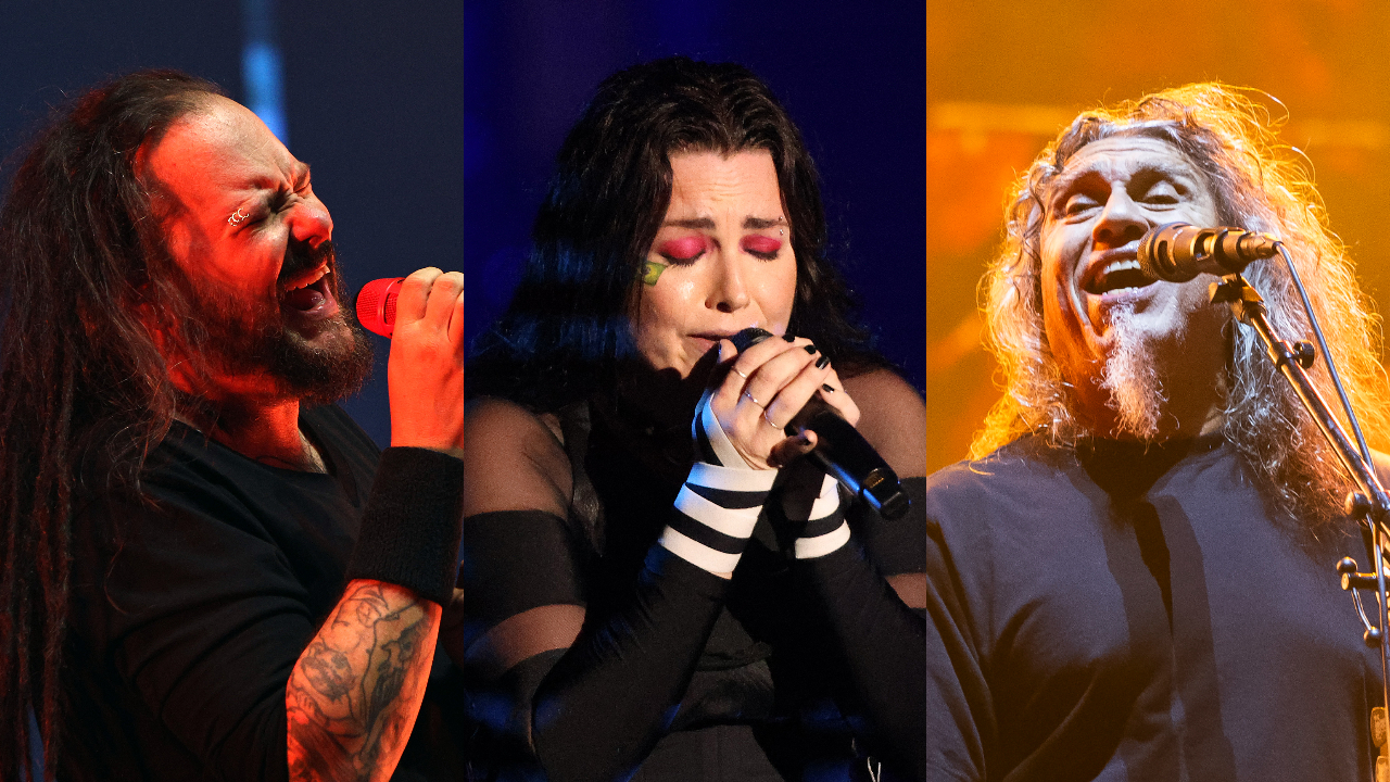 Korn, Evanscence and Slayer on stage
