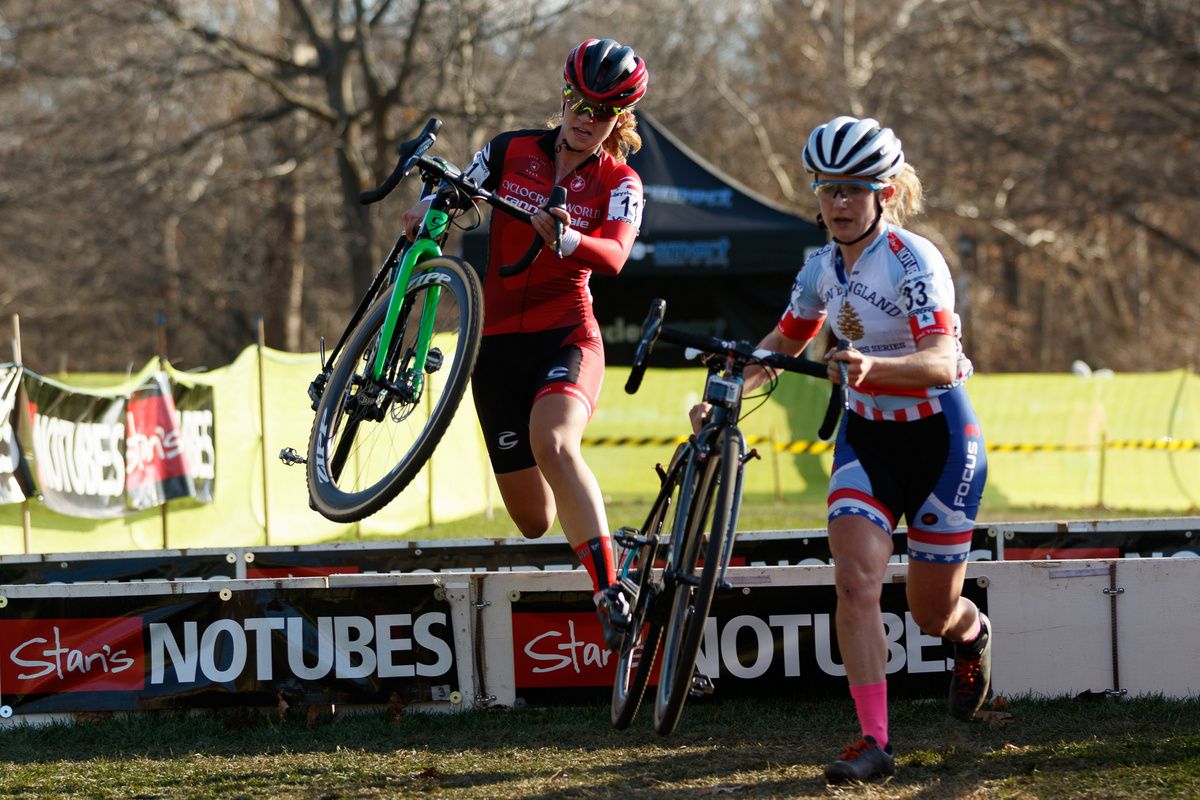 Noble and White through the Stan's NoTubes barriers